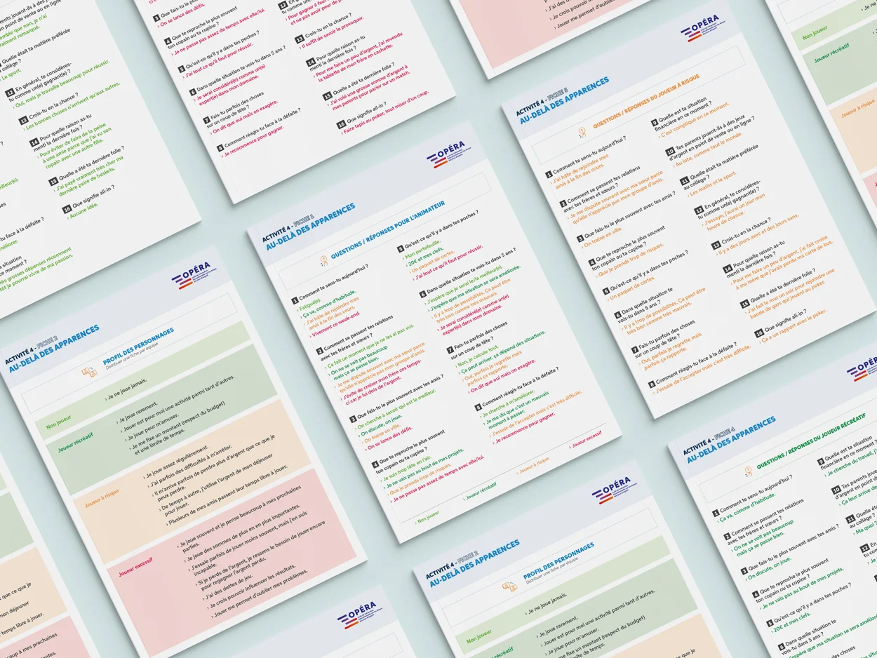 Activité 4 — Au-delà des apparences, fiches animateur